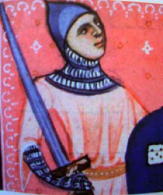 Pierre de Portugal - enluminure de 1334